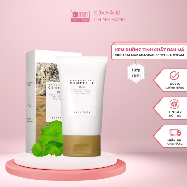 Kem dưỡng tinh chất rau má Skin1004 Madagascar Centella Cream lọ 75ml