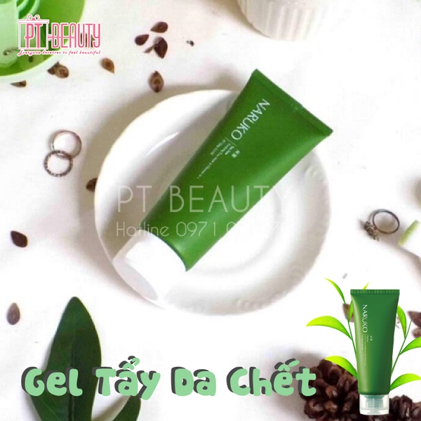 Naruko Gel Tẩy Da Chết Tràm Trà Điều trị mụn - Tea tree Shine Control & Blemish Clear Peeling Gel 120ml