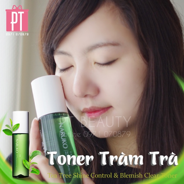 Nước hoa hồng Tràm trà - Naruko Tea tree Shine Cotrol & Blemish Clear Toner 150ml