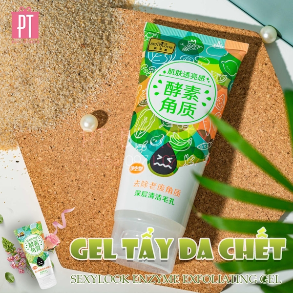 Gel Tẩy Da Chết Lên Men Tự Nhiên SexyLook Enzyme Exfoliating Gel 120g