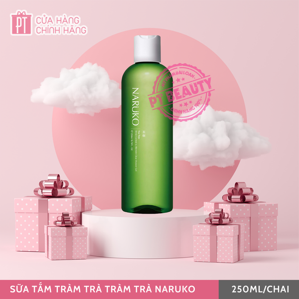 Naruko Sữa tắm Tràm Trà Giúp Làm Sạch Da - Tea tree Shine Control & Blemish Clear Shower Gel 250ml