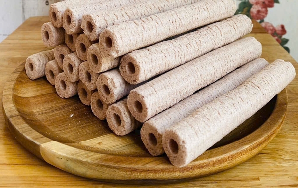 Bánh ống gạo lứt hạt sen - 200g (gói)