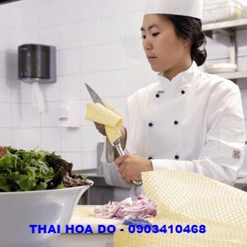 WYPALL Colour Coded X80 Yellow 19164 (khăn lau thấm chuyên dụng trong chế biến thực phẩm)