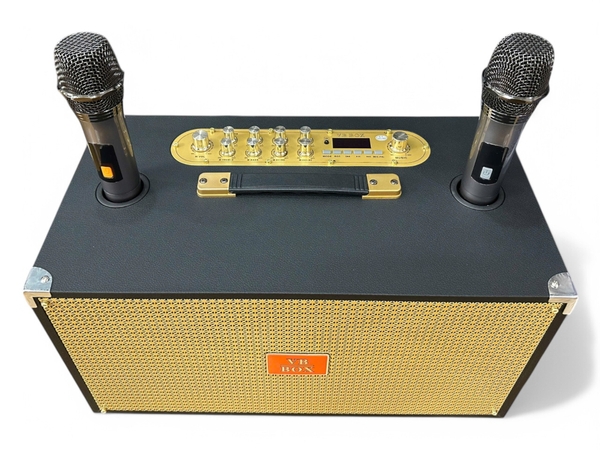 Loa xách tay VBBOX VB8888 (2 bass 20cm), 300w, 2 Micro | Vinakara.com