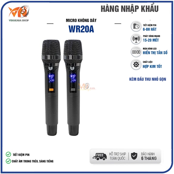 Micro B&D U-WR20U UHF 2 MIC | Vinakara.com