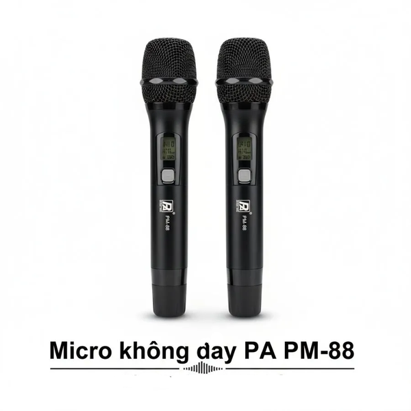 Micro không dây PA Audio PM-88 chính hãng Thái Lan | Vinakara.com