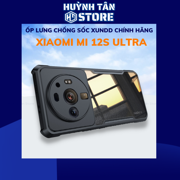 Ốp lưng mi 12s ultra chống sốc xundd bảo vệ camera chính hãng chống ố vàng phụ kiện huỳnh tân store