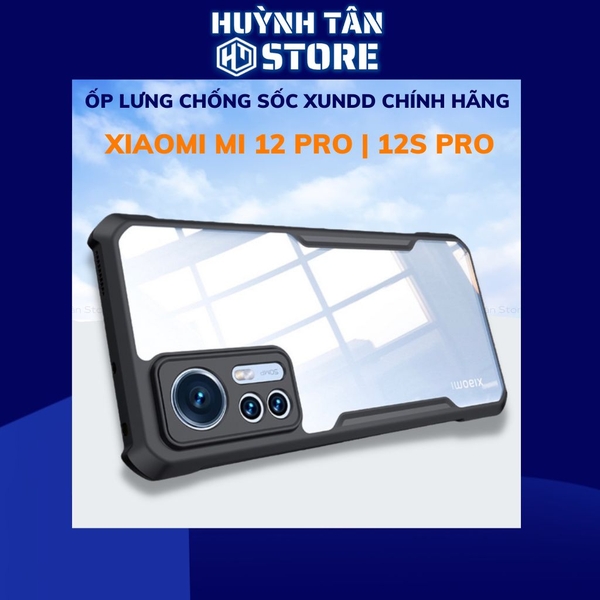 Ốp lưng mi 12, 12 pro chống sốc xundd bảo vệ camera chính hãng chống ố vàng phụ kiện huỳnh tân store