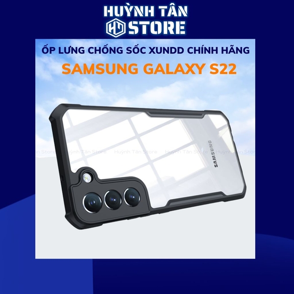 Ốp lưng s22 5g chống sốc xundd bảo vệ camera chính hãng chống ố vàng phụ kiện huỳnh tân store