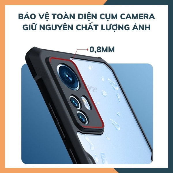 Ốp lưng mi 12, 12 pro chống sốc xundd bảo vệ camera chính hãng chống ố vàng phụ kiện huỳnh tân store