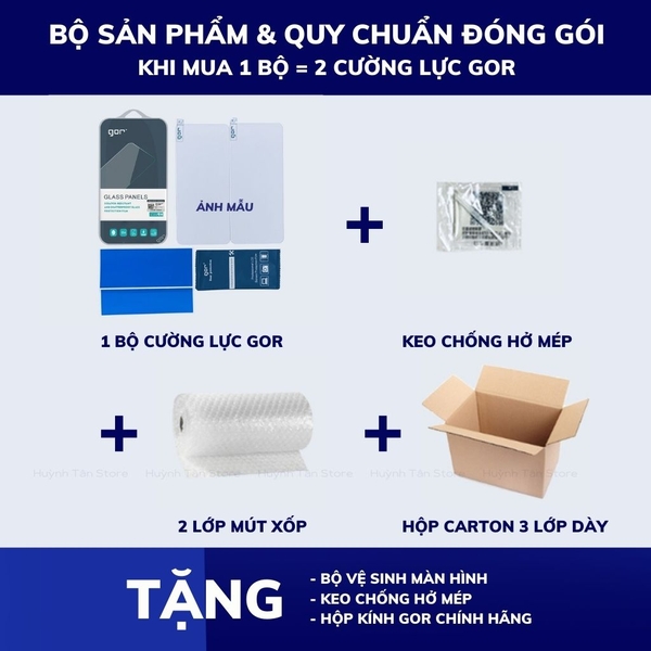 Kính cường lực pixel 6a trong suốt không full màn chống bám vân tay chính hãng Gor phụ kiện huỳnh tân store