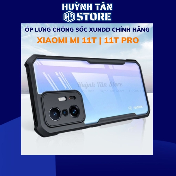 Ốp lưng mi 11t, 11t pro chống sốc xundd bảo vệ camera chính hãng chống ố vàng phụ kiện huỳnh tân store