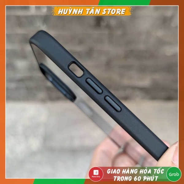 Ốp lưng iphone 12 pro max clear color ver 1 viền màu mặt lưng trong suốt không ố vàng bảo vệ camera phụ kiện huỳnh tân store