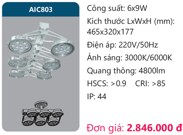 Đèn Led chiếu điểm AIC803