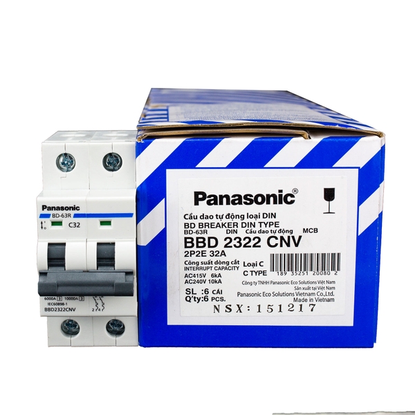 nhận diện và đọc thông số trên Cb Panasonic chống giật