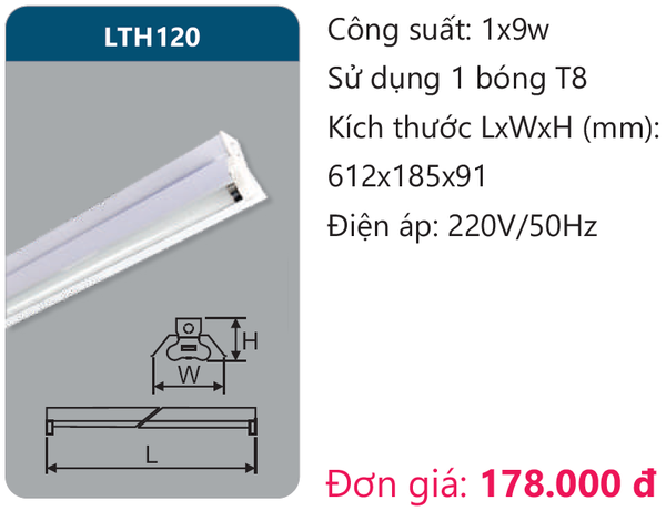 Đèn Led công nghiệp Duhal LTH120