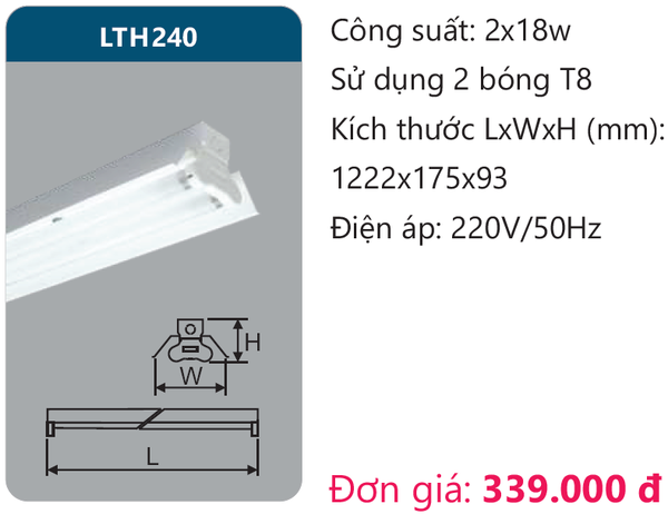 Đèn Led công nghiệp Duhal LTH 240