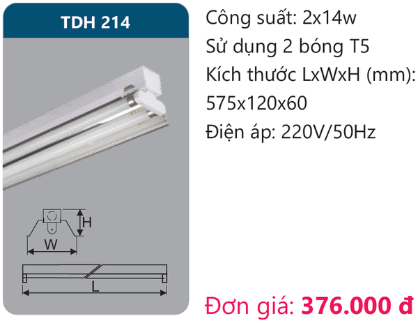 Đèn Led công nghiệp Duhal TDH 214