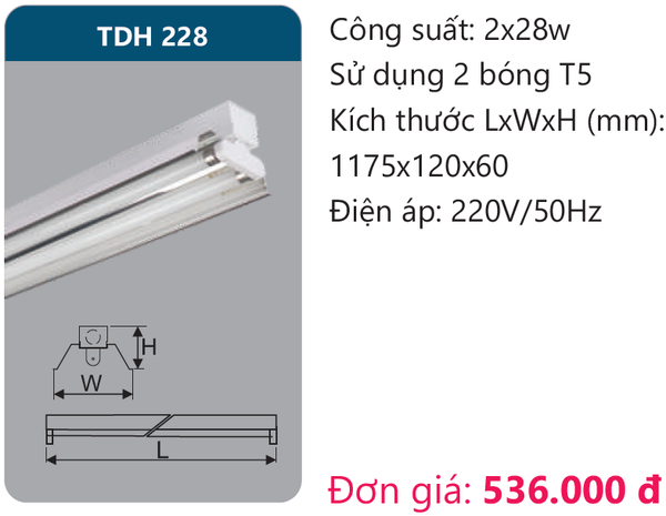 Đèn Led công nghiệp Duhal TDH 228