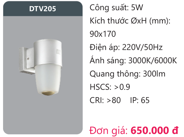 Đèn Led chiếu vách Duhal DTV205