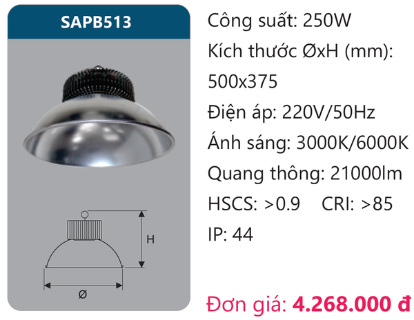 Đèn Led công nghiệp Duhal SAPB513