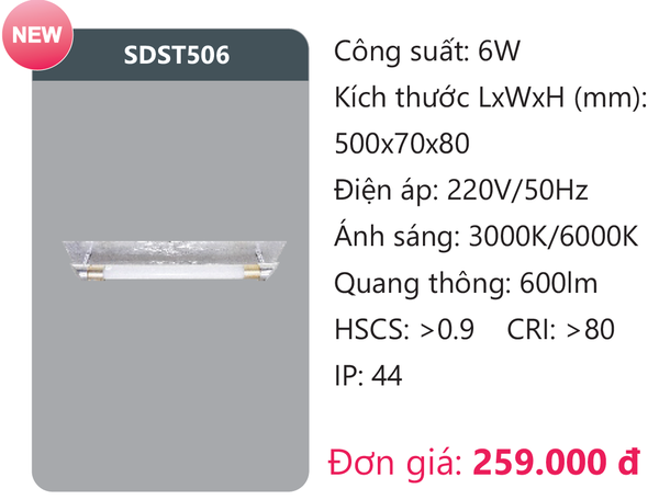 Đèn led soi tranh Duhal SDST506