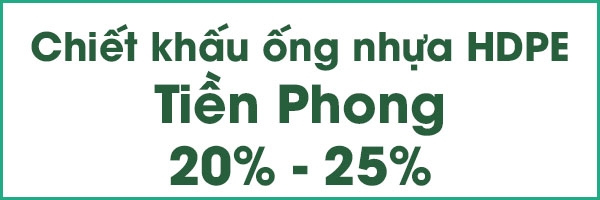 Bảng báo giá ống nhựa và phụ kiện HDPE Tiền Phong mới nhất 2019 Tphcm và Hà Nội