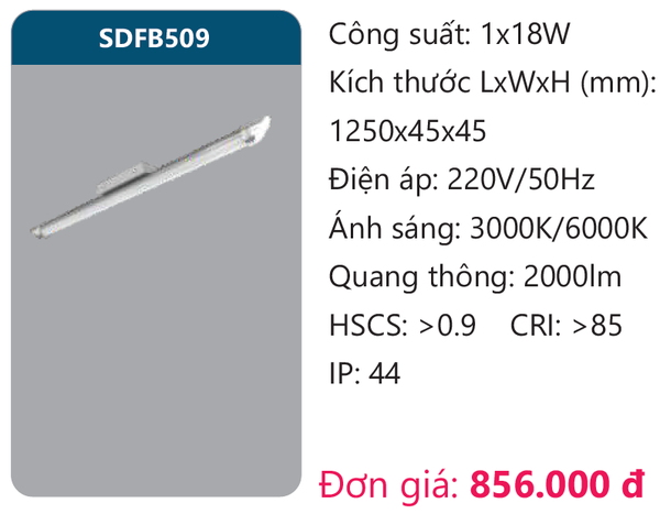 Đèn Led ốp trần Duhal SDFB509