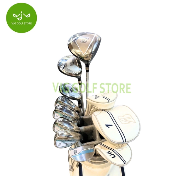 Bộ gậy Golf CLUB SET Bridgestone ,Tour stage BG-100L women club set Navy Flex L+ Bag