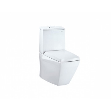 Bàn cầu hai khối JEWELHEX, nắp đóng êm TOTO-CS680PDT4