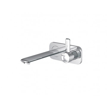 Vòi lavabo chậu gật gù nóng lạnh BASIC+  (loại gắn tường) TOTO-DLB303