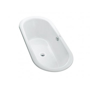 Bồn tắm gang tráng men Bathtub DB503R-3A: Bộ xả nhấn (thoát thẳng) hoặc DB503R-3B: Bộ xả nhấn (thoát ngang) TOTO- FBY1710CPEV#W