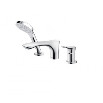 Vòi xả bồn nóng lạnh kèm sen tắm GO (3 lỗ) TOTO-TBG01305B