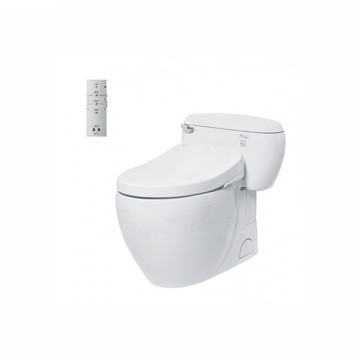 Bàn cầu một khối, nắp rửa điện tử Washlet TCF4731A (220V)  TOTO-MS366W4