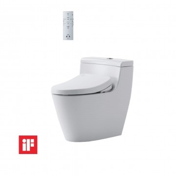 Bàn cầu một khối kèm nắp rửa điện tử Washlet TCF6531Z (220V) TOTO-MS636CDW10