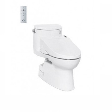 Bàn cầu một khối kèm nắp rửa điện từ Washlet TCF6531Z (220V)  TOTO-MS905W6