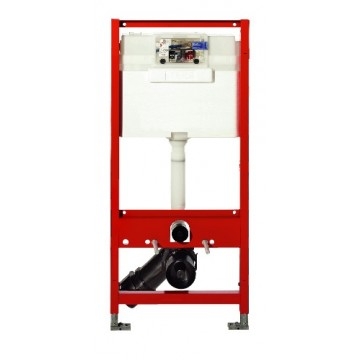 Két nước và khung âm tường kèm ống thải cong TOTO-WH045D