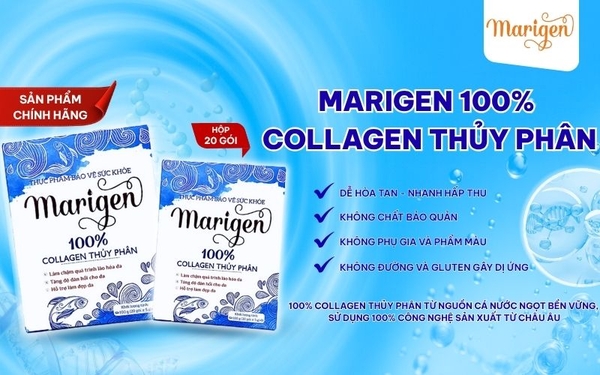 Bột Uống Collagen Marigen 100% Collagen Thủy Phân