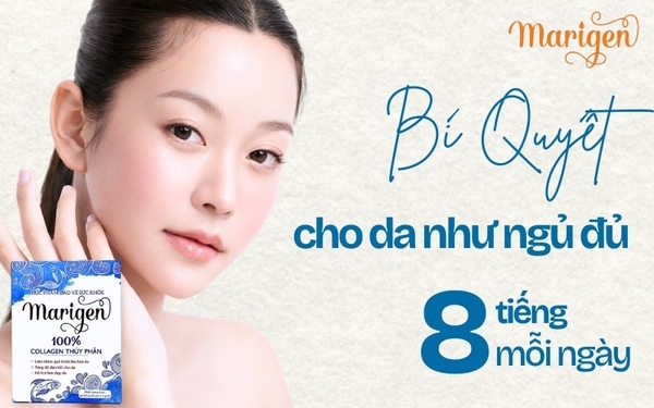 MARIGEN COLLAGEN - BÍ QUYẾT CHO LÀN DA NHƯ NGỦ ĐỦ 8 TIẾNG MỖI NGÀY