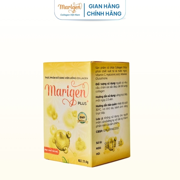 [Mua 1 Tặng 1] Viên uống Collagen Marigen Plus - Chai 60 Viên Marigen ...