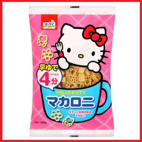 Mì nui dinh dưỡng Hello Kitty Nhật Bản 150g