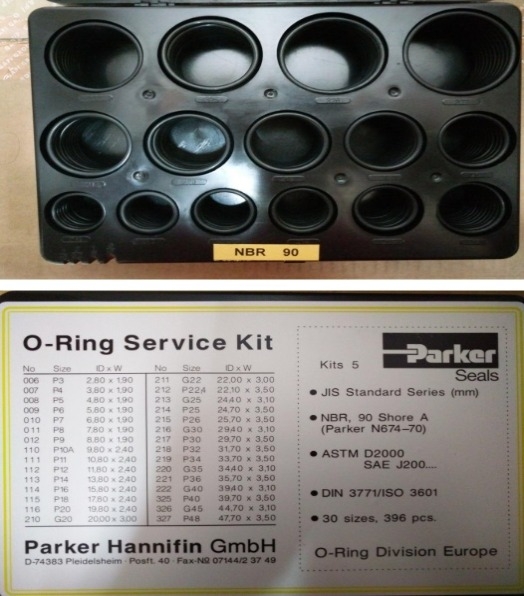 O-ring box Parker NBR90