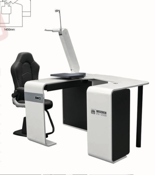 Bộ bàn ghế đo khám mắt - Bộ cẩu chữ U Weizhen PK 200B