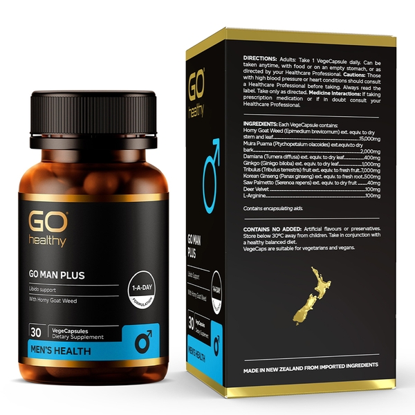 GO Man Plus - Cải Thiện và Làm Chậm Quá Trình Mãn Dục Nam