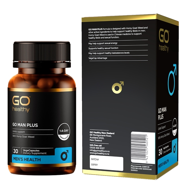 GO Man Plus - Cải Thiện và Làm Chậm Quá Trình Mãn Dục Nam