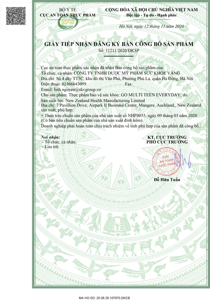 Go Multi Teen Everyday – Viên Uống Cho Tuổi Teen ( Hộp 60 Viên)