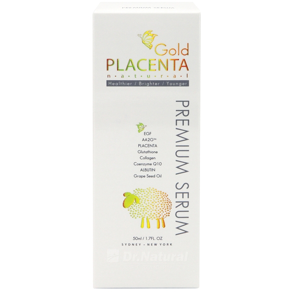 Serum Nhau Thai Cừu Dr Natural Astragrace Gold Placenta 24k giúp dưỡng ẩm, dưỡng da, trắng da, chống lão hoá da