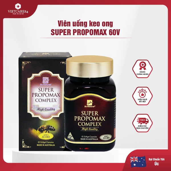 Keo ong Úc Dr Natural Super Propomax Complex 60 Viên