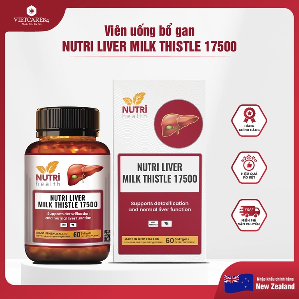 Viên Uống Thải Độc Gan Nutri Liver Milk Thistle 17500