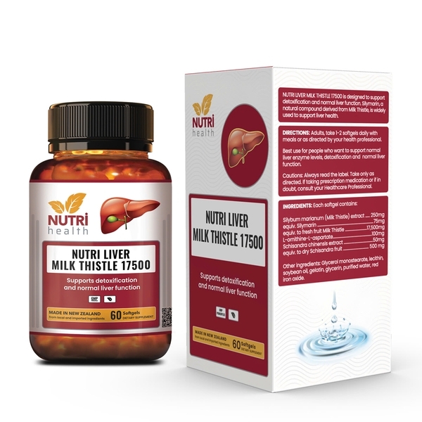 Viên Uống Thải Độc Gan Nutri Liver Milk Thistle 17500